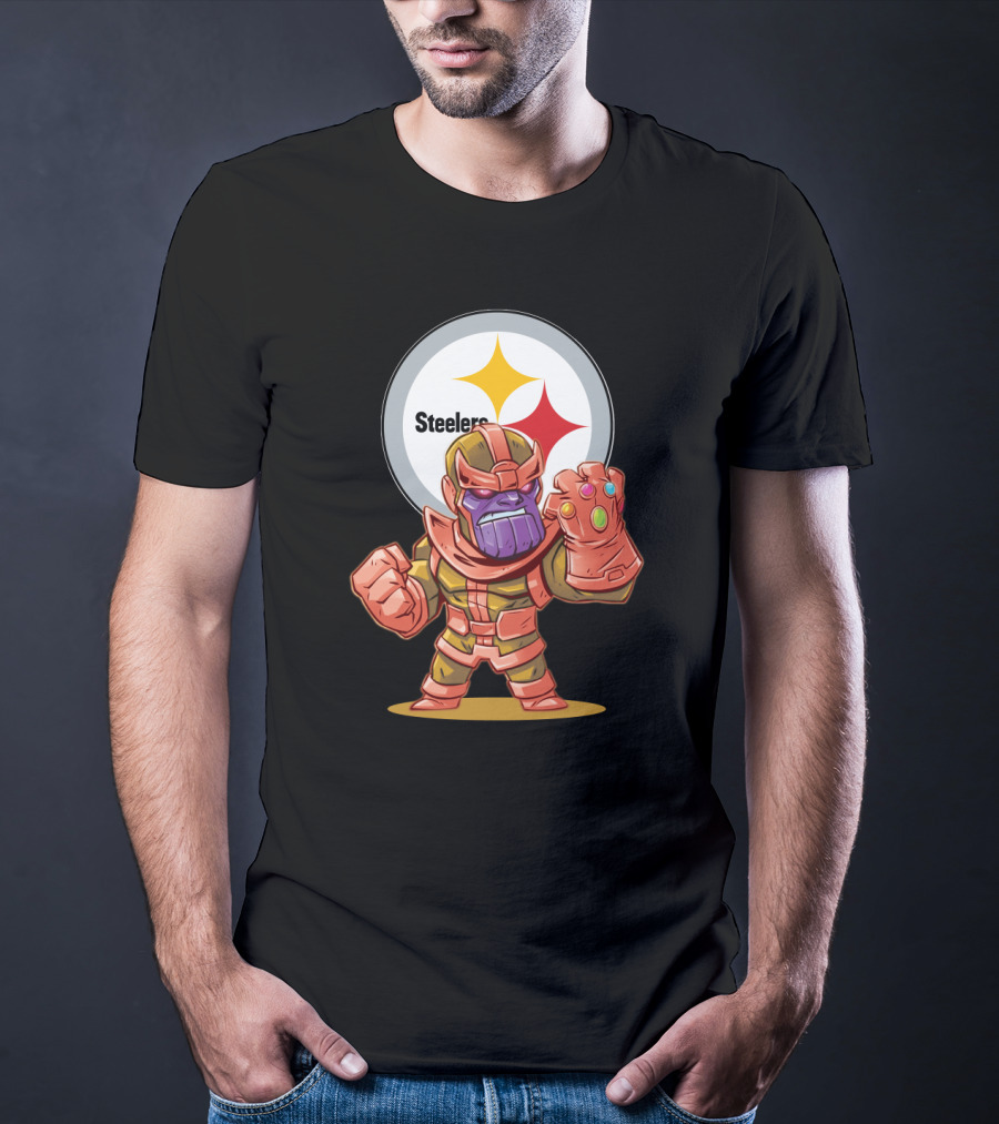Thanos Infinity Gauntlet Steelers Fans Embrace T-Shirt