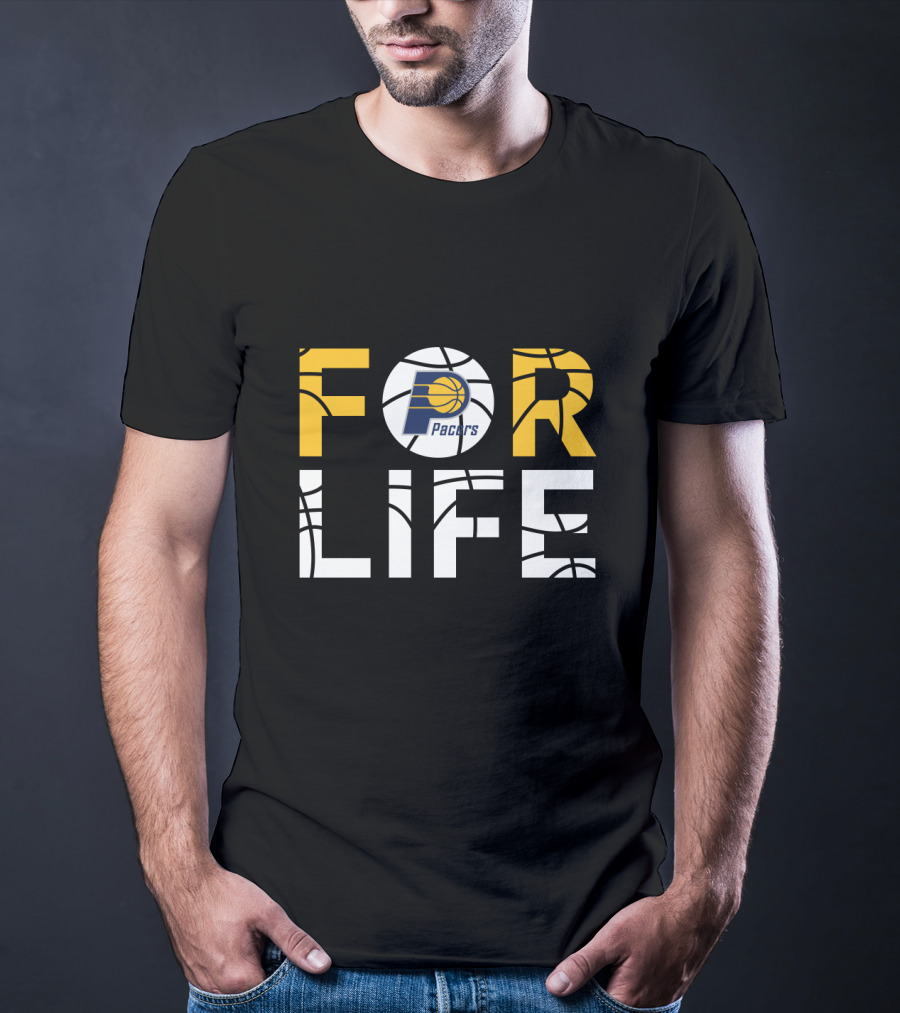 Indiana Pacers For Life Basketball Fan Enthusiasm T-Shirt