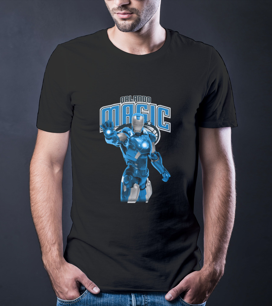 Iron Man Orlando Magic Crossover For Fans T-Shirt