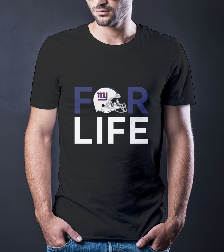 New York Giants Helmet For Life For Fans T-Shirt