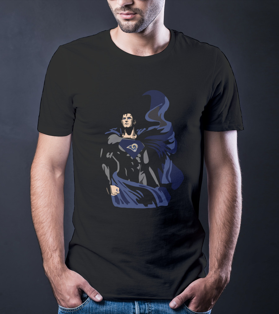 Superman Los Angeles Rams Hero Fan T-Shirt