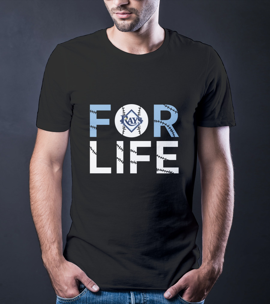 Tampa Bay Rays Baseball For Life Fan T-Shirt