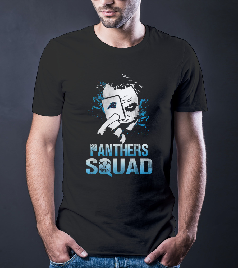 Panthers Squad Joker Card Carolina Panthers Fans T-Shirt