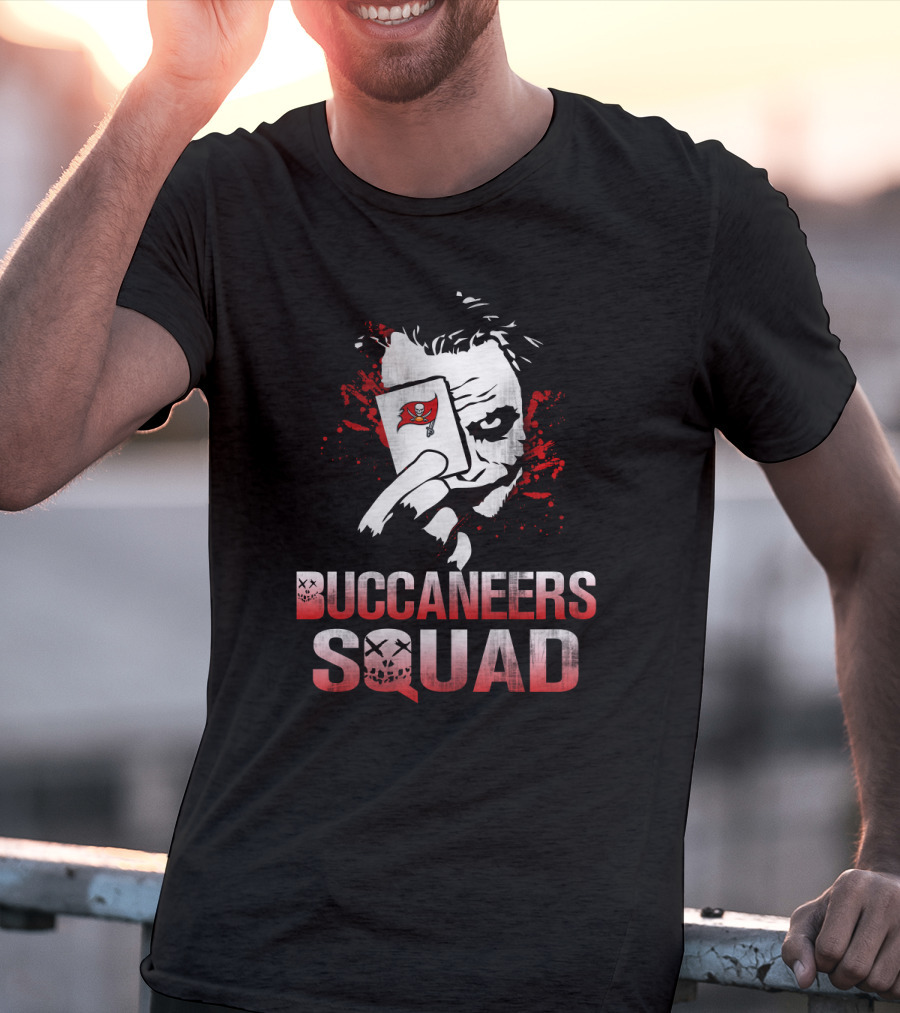 Buccaneers Squad Joker Card Face T-Shirt