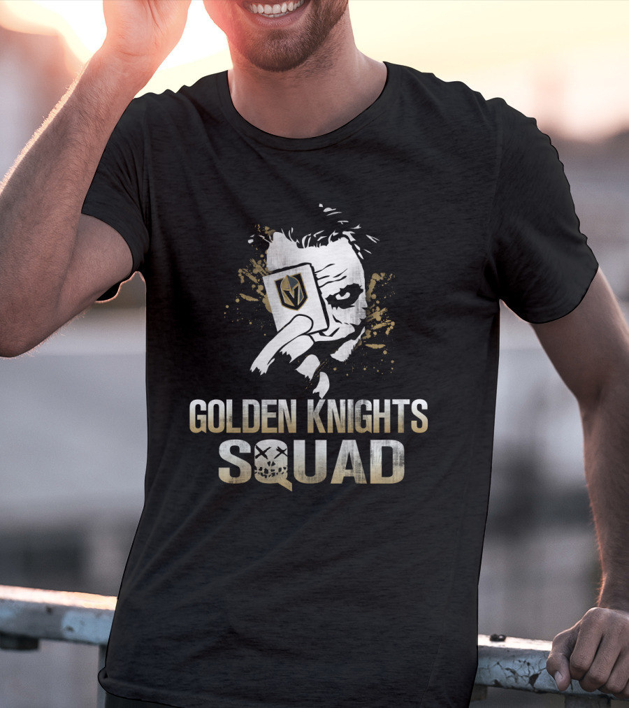Golden Knights Squad Joker Card Vegas Golden Knights Fan T-Shirt