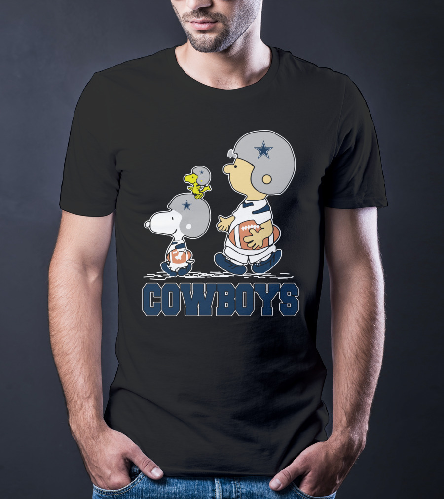 Cowboys Snoopy And Friends Dallas Football Fans T-Shirt