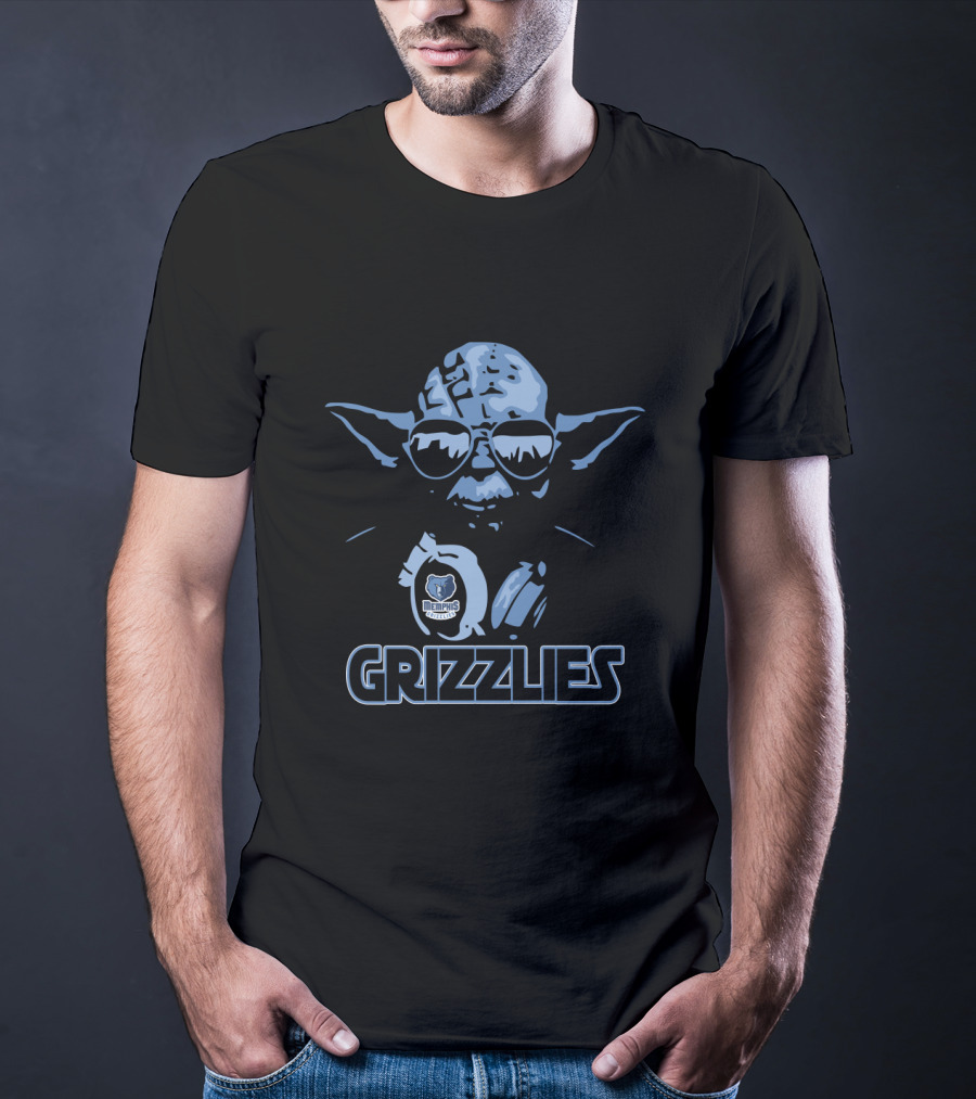Yoda Memphis Grizzlies Star Wars Fans T-Shirt