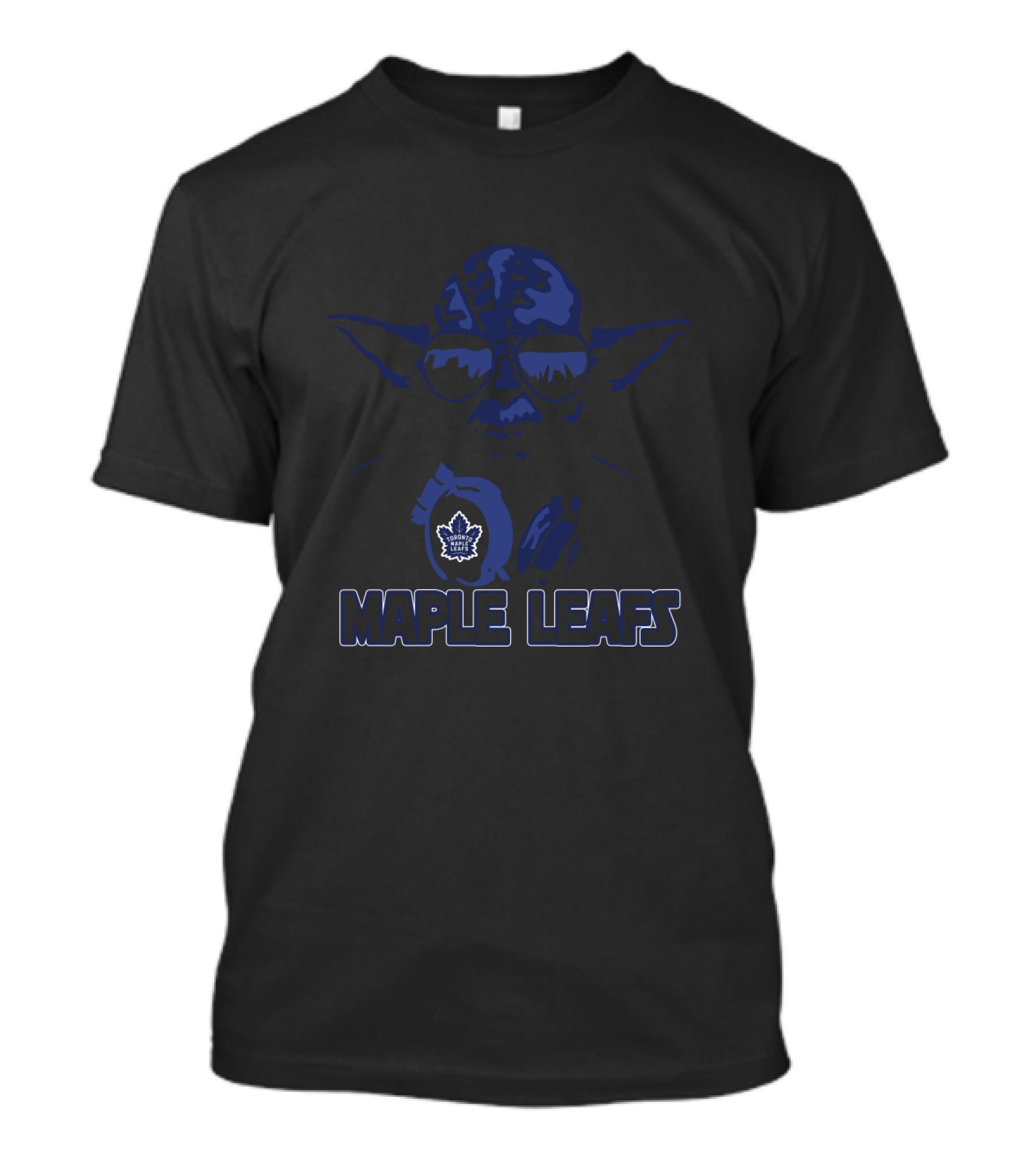 Yoda Maple Leafs Toronto Star Wars Fans T-Shirt