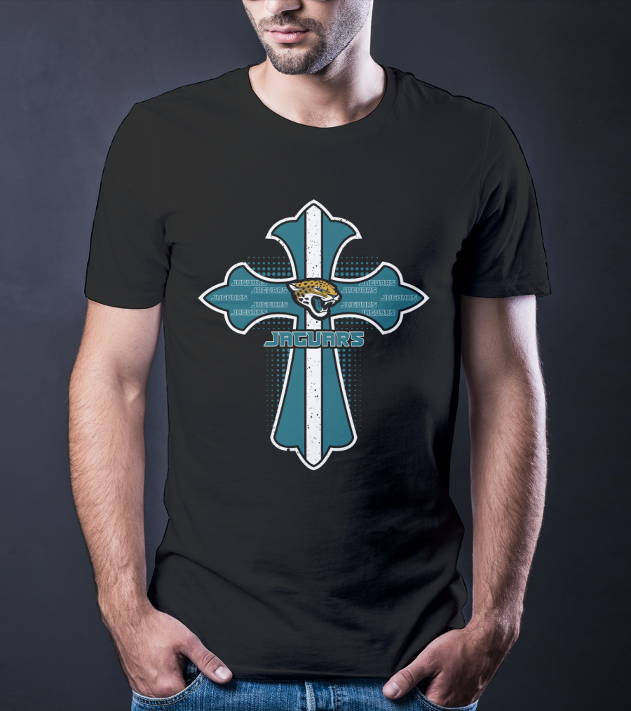 Jaguars Cross Logo Jacksonville Jaguars T-Shirt