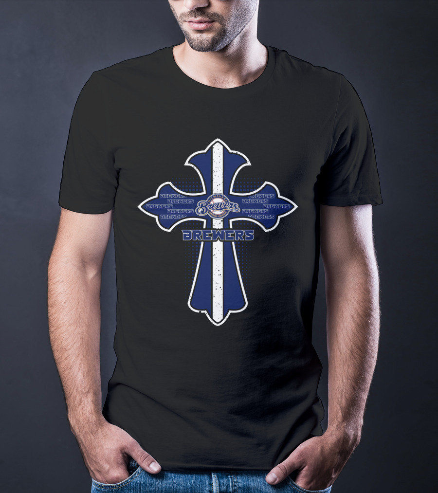 Brewers Cross For Jesus And Milwaukee Fans T-Shirt