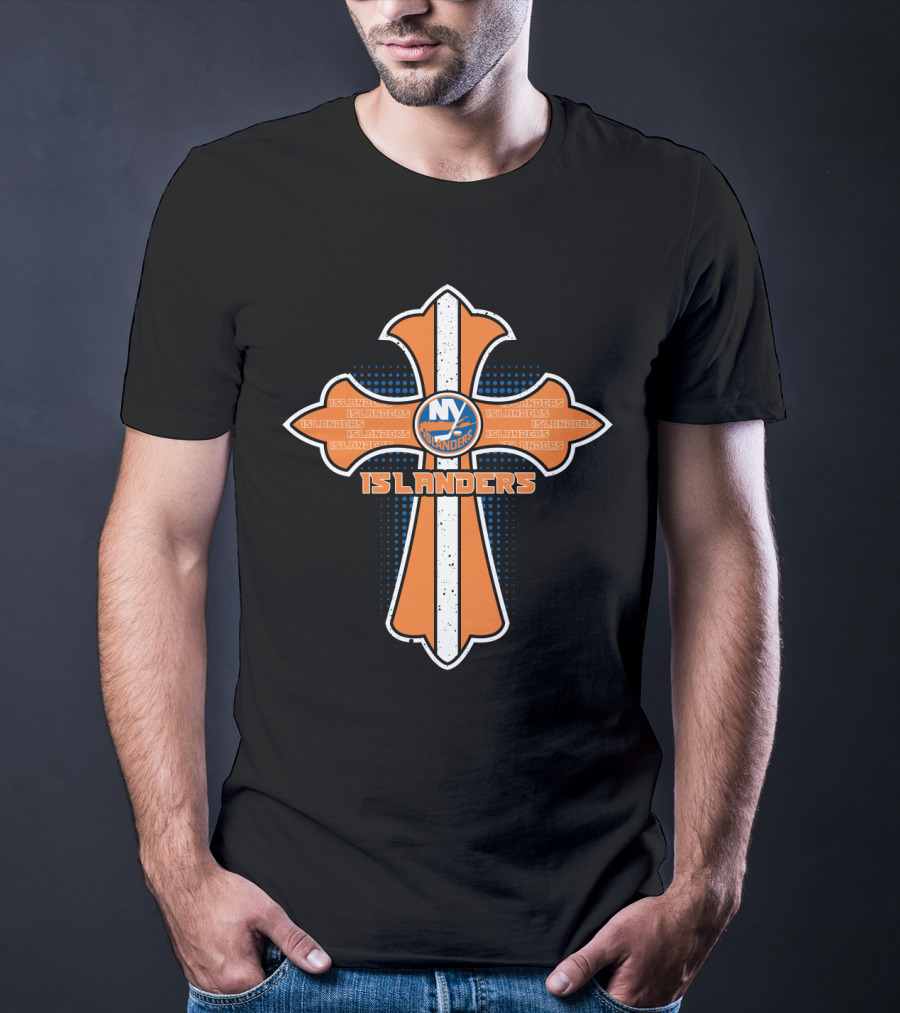 Cross Islanders Ny Islanders Fans Cross For Jesus T-Shirt