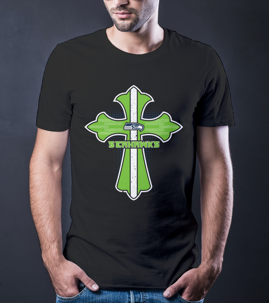 Seahawks Cross For Jesus And Seattle Seahawks Fans T-Shirt