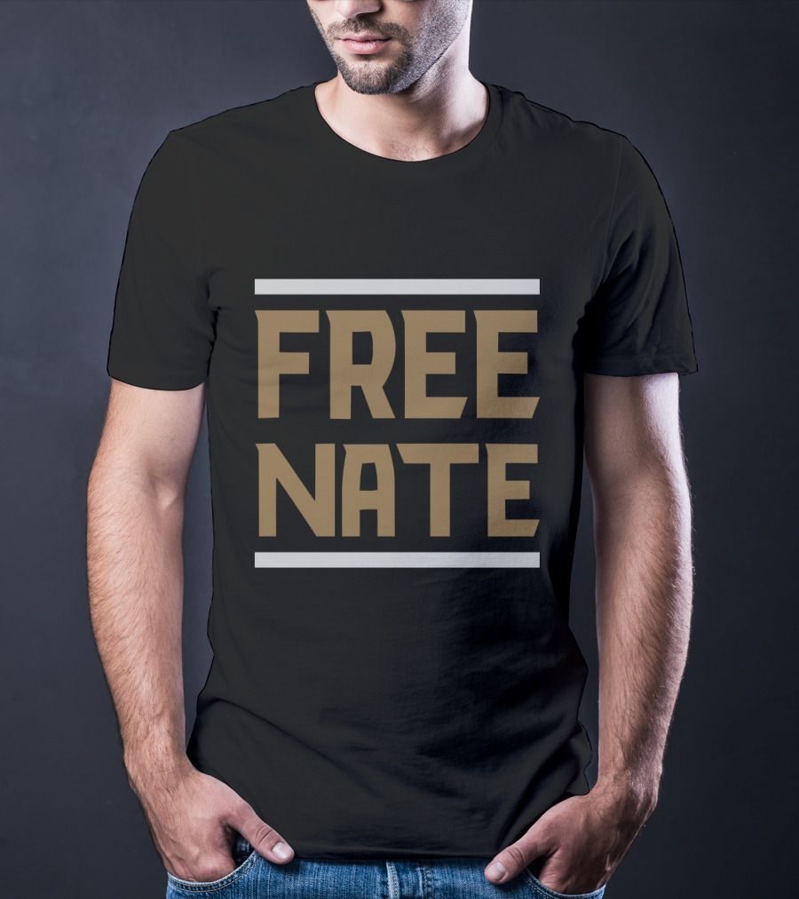 Free Nate Ice Hockey Movement T-Shirt
