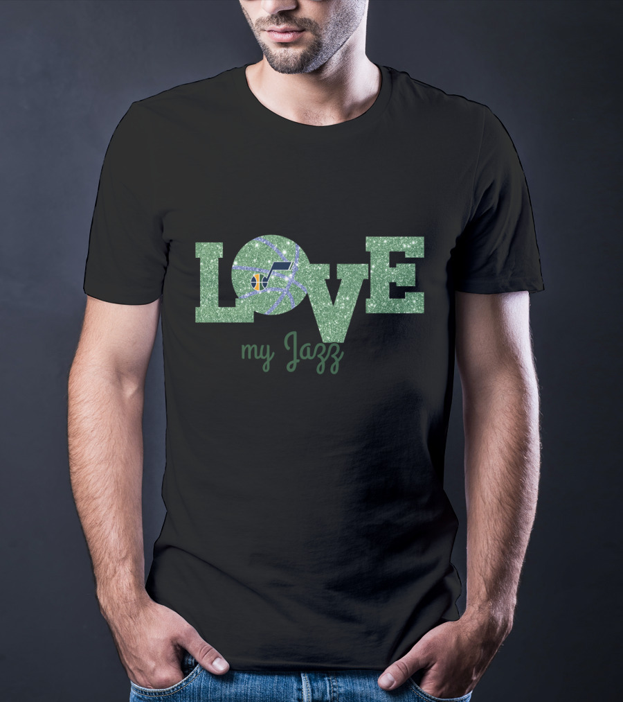 Love My Jazz Utah Basketball Fans T-Shirt