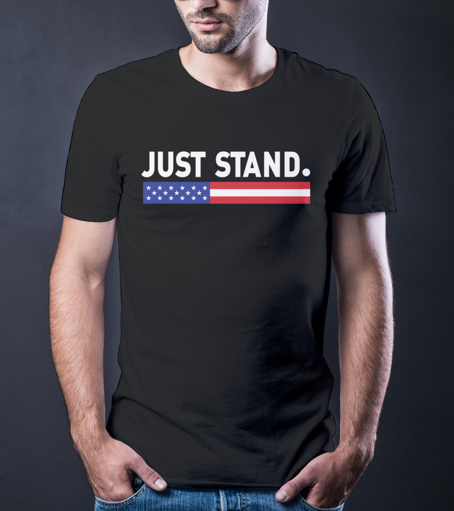 Just Stand American Flag T-Shirt