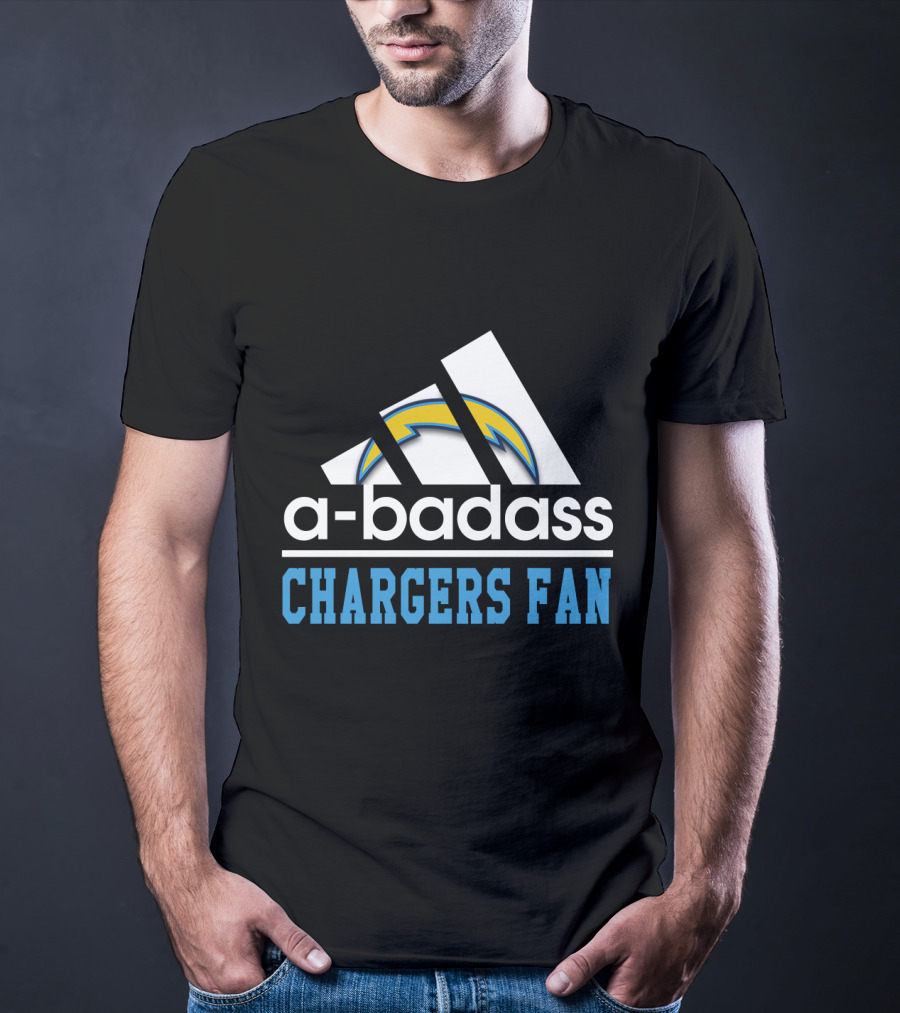 A-Badass Los Angeles Chargers Fan T-Shirt