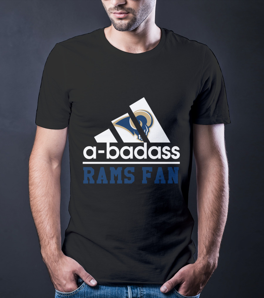 A-Badass Rams Fan Los Angeles Rams Cool For Fans T-Shirt