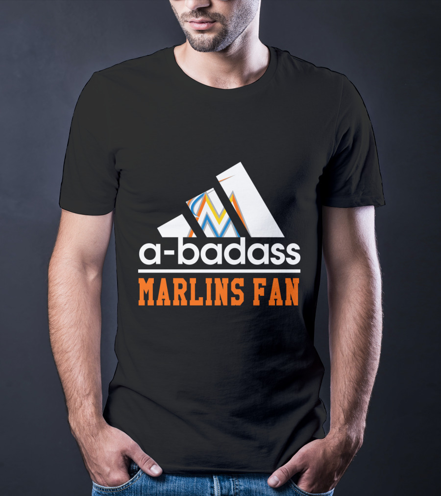 Miami Marlins Fan A-Badass T-Shirt