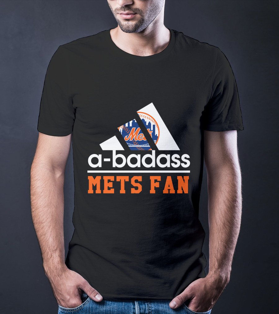 A-Badass Mets Fan New York Mets T-Shirt