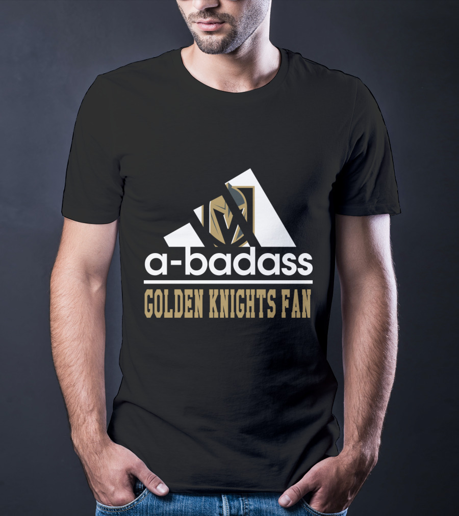 A-Badass Golden Knights Fan T-Shirt