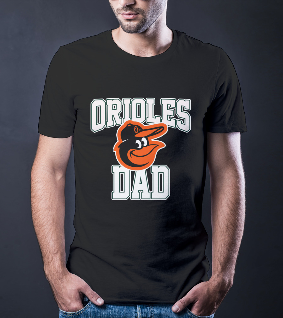 Orioles Dad Baltimore Orioles Logo Fathers T-Shirt