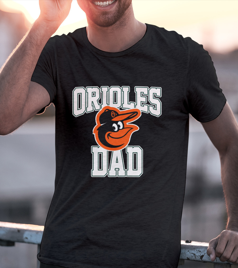 Orioles Dad Baltimore Orioles Logo Fathers T-Shirt