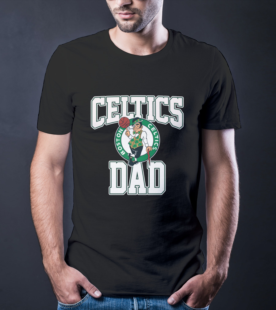 Boston Celtics Dad Father's Day Celebration Celtics T-Shirt