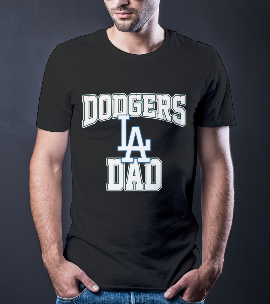Dodgers LA Dad Baseball T-Shirt