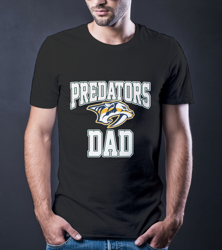 Nashville Predators Dad Bold Team T-Shirt