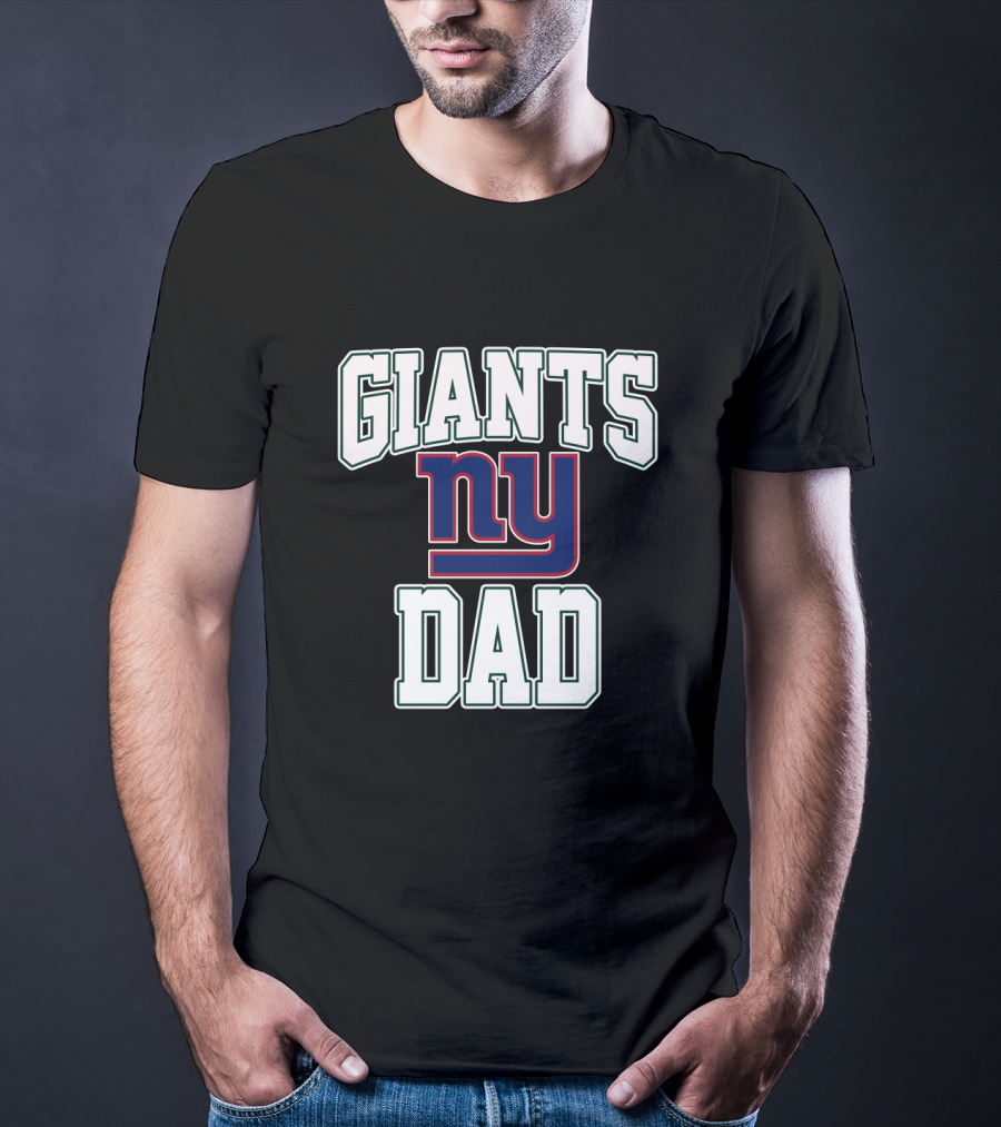 New York Giants Dad Father's Day Gift For Fans T-Shirt