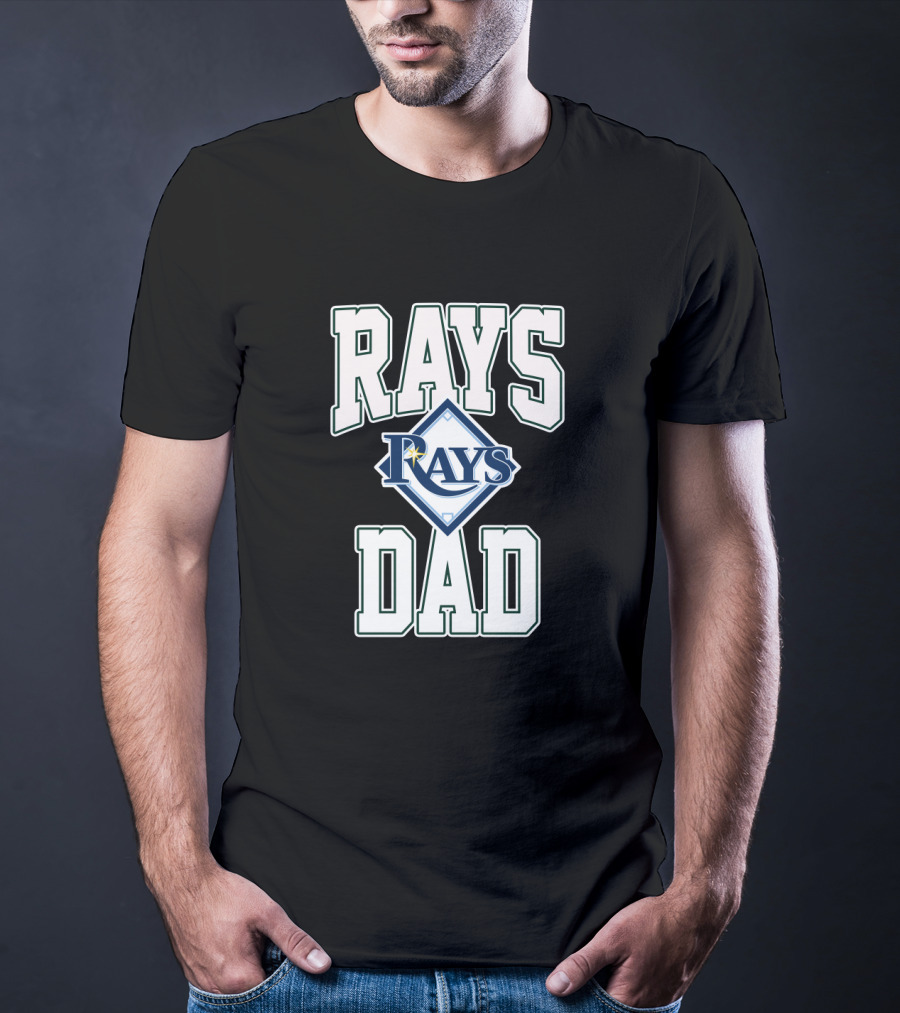 Rays Dad Tampa Bay Baseball Enthusiast Dad Fan Gear T-Shirt