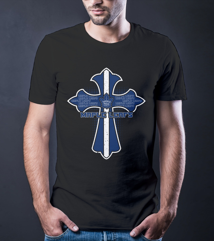 Toronto Maple Leafs Cross Faith Symbol For Fans T-Shirt