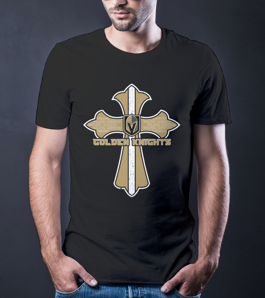 Golden Knights Cross For Vegas Golden Knights Fans T-Shirt