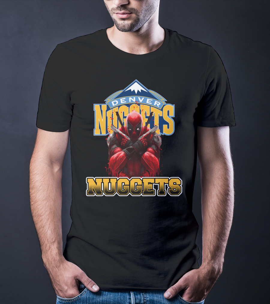Denver Nuggets Deadpool Crossover Fan Merchandise T-Shirt
