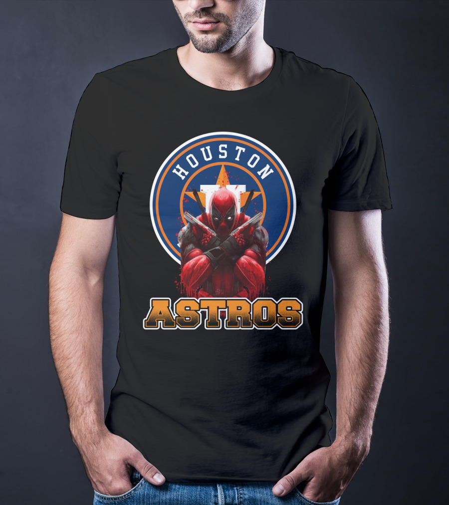 Houston Astros Deadpool Crossover T-Shirt