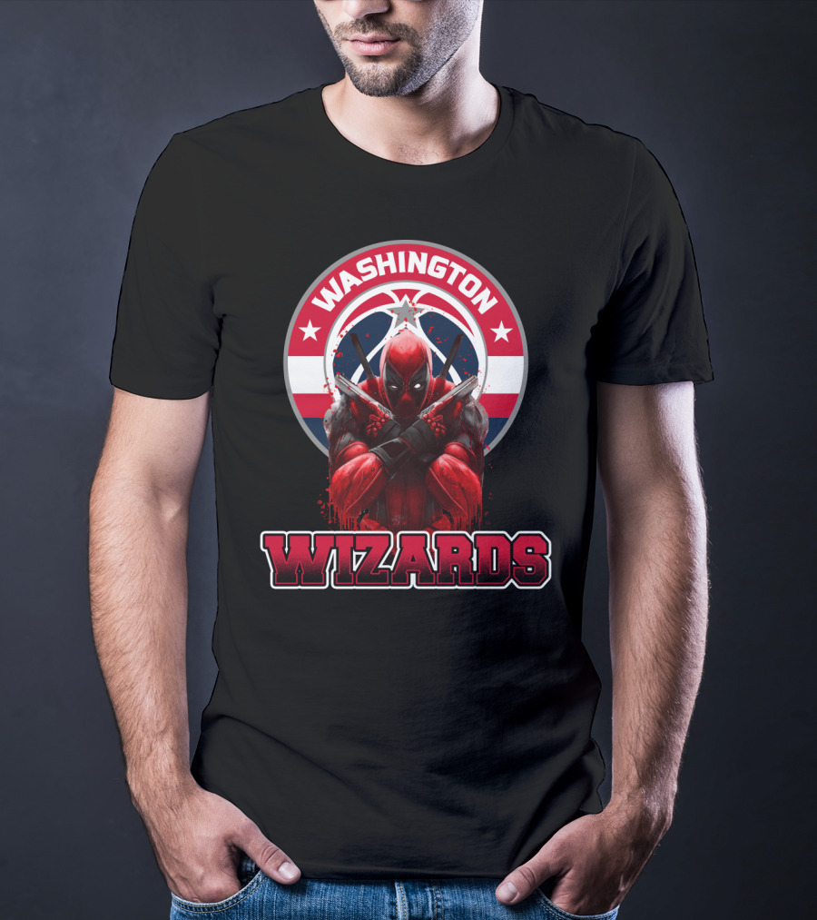 Washington Wizards Deadpool Crossover Fan T-Shirt