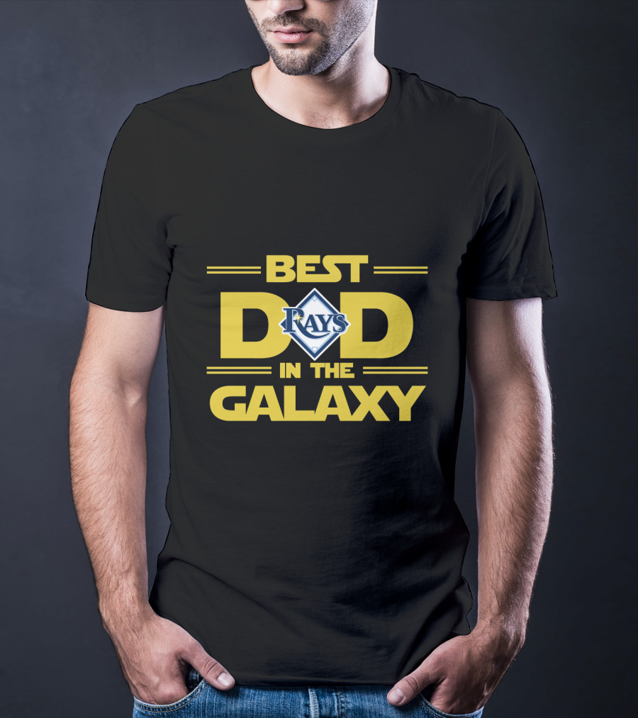 Best Rays Dad In The Galaxy Tampa Bay Fan T-Shirt