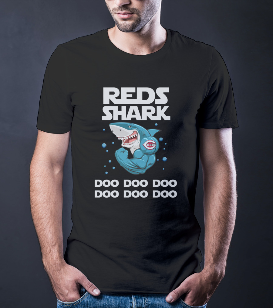 Reds Shark Doo Doo Doo Reds Shark Doo Doo Doo T-Shirt