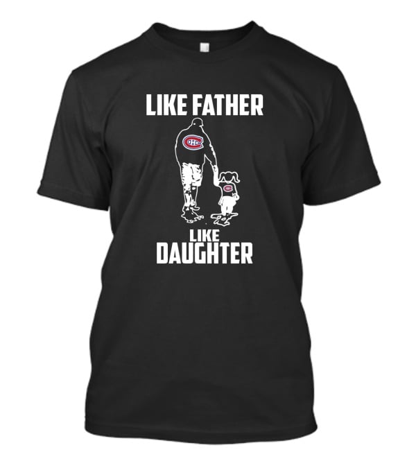 Montreal Canadiens Like Father Like Daughter Bond With Iconic Hockey T-Shirt