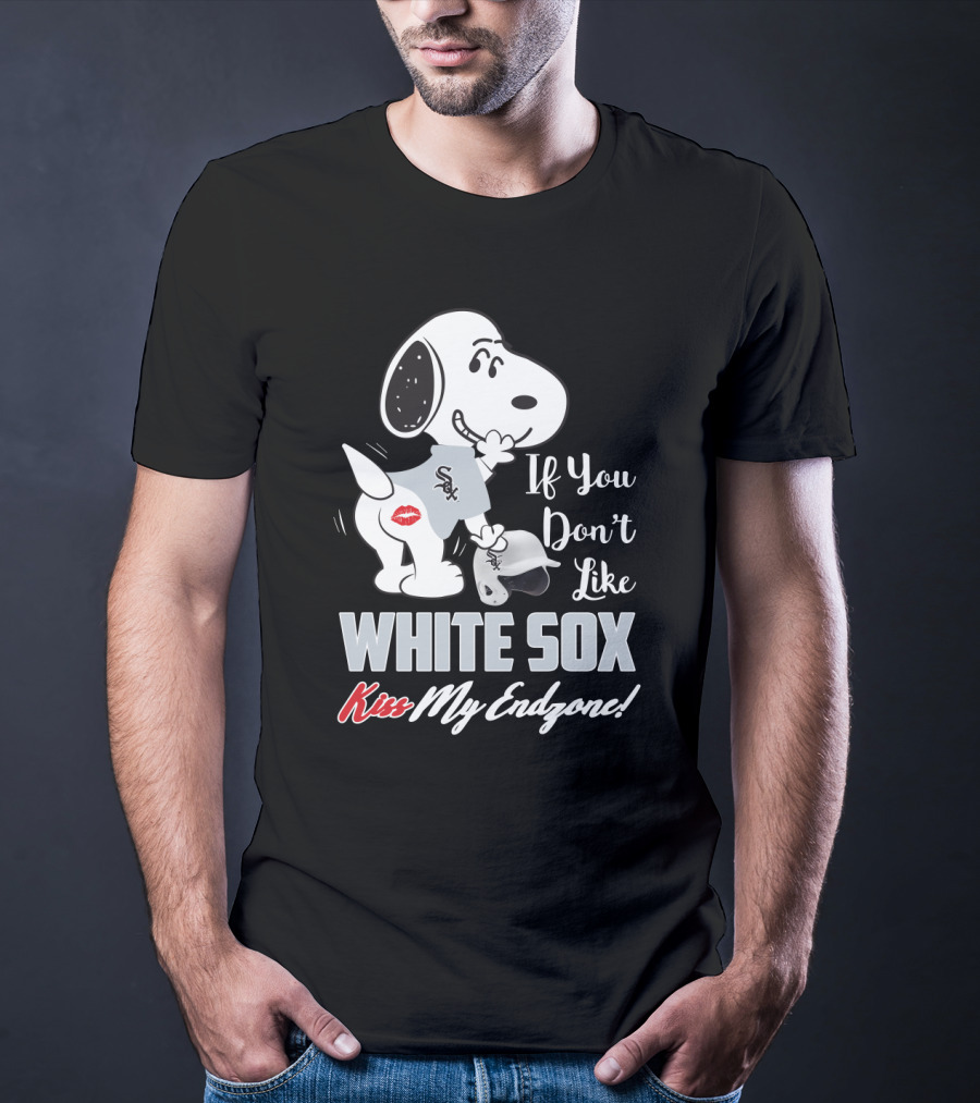Snoopy If You Don't Like White Sox Kiss My Endzone T-Shirt