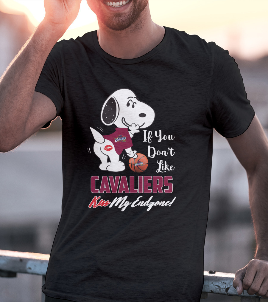If You Don't Like Cleveland Cavaliers Kiss My Endzone T-Shirt