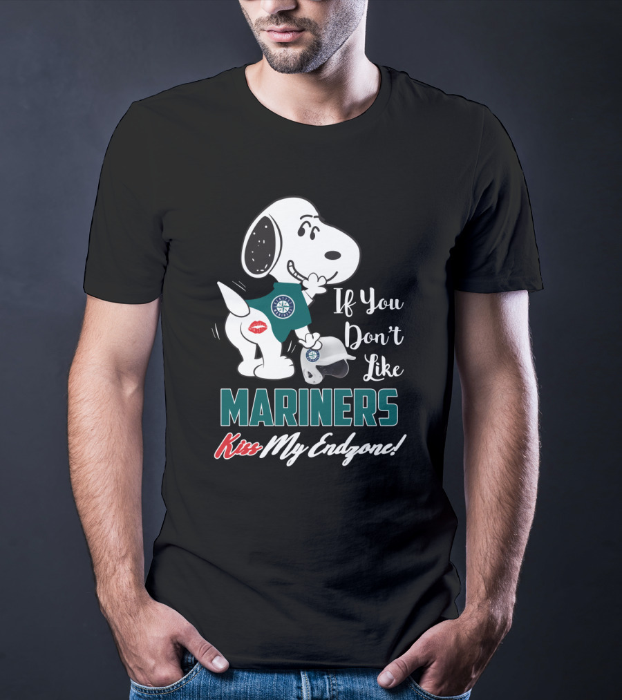 Snoopy If You Don’t Like Mariners Kiss My Endzone T-Shirt