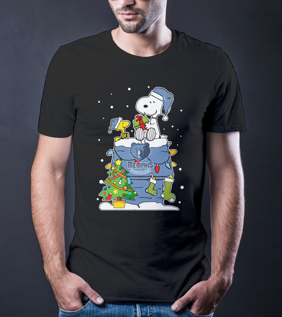 Memphis Grizzlies Snoopy Christmas Lover T-Shirt
