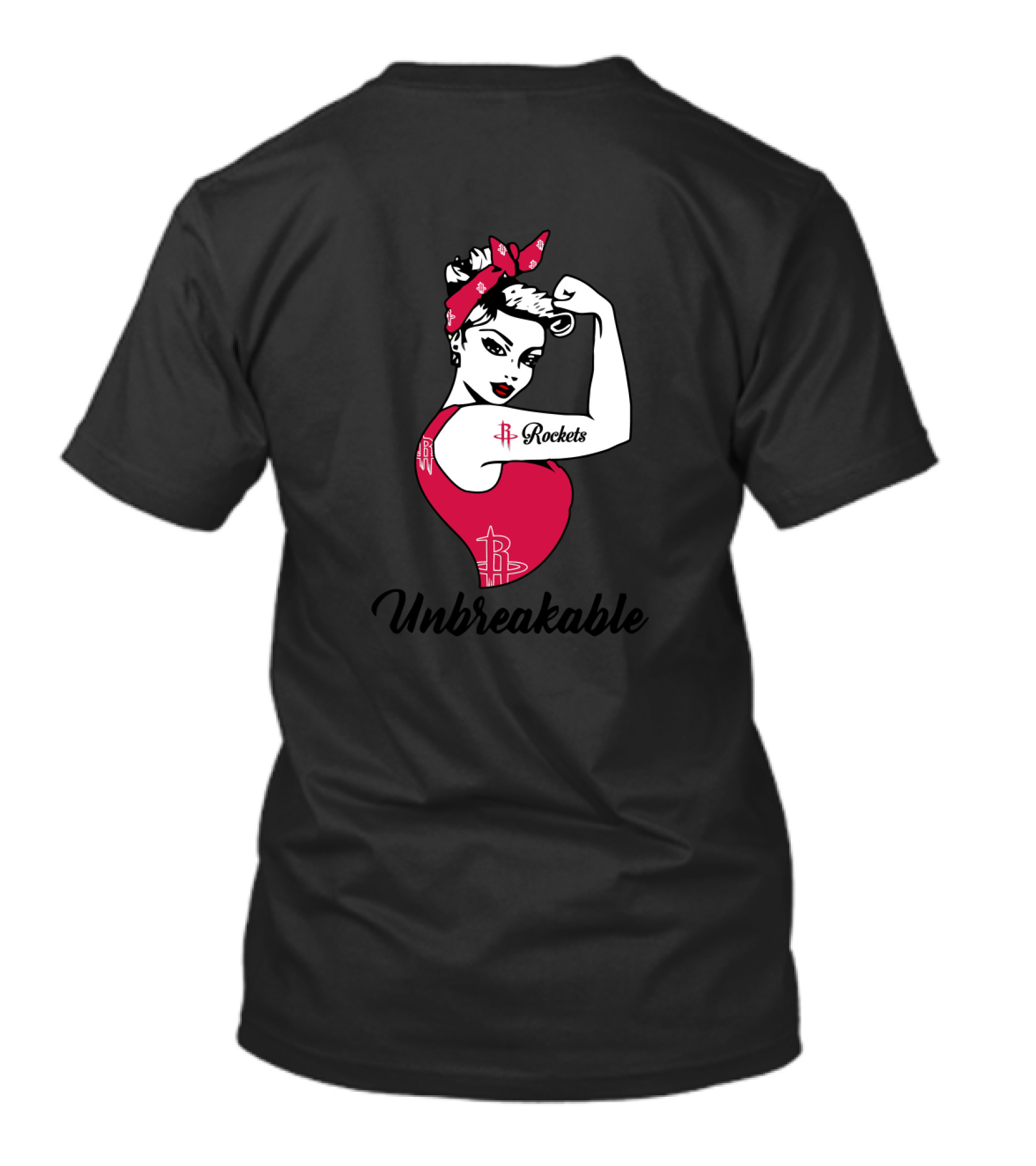 Houston Rockets Unbreakable Strong Girl T-Shirt