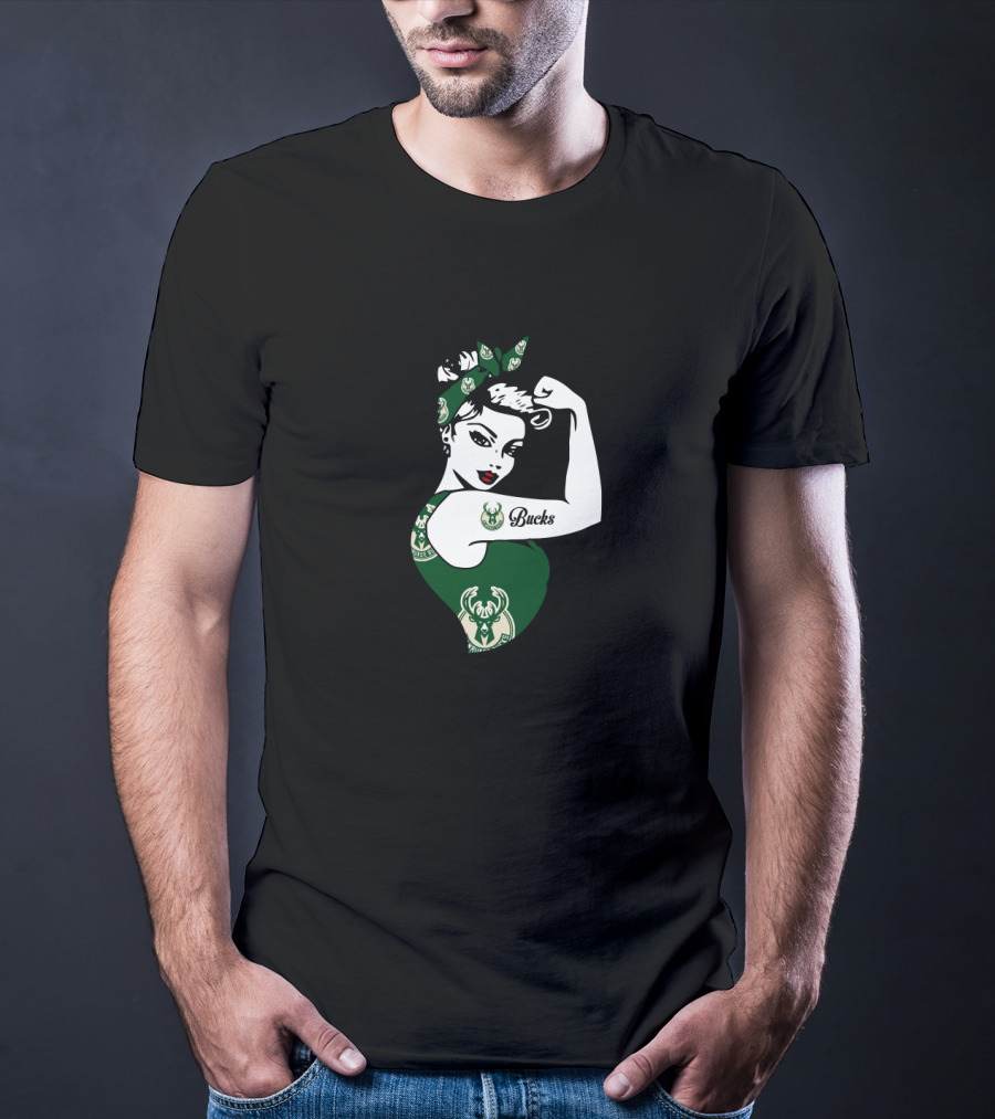 Milwaukee Bucks Strong Unbreakable Girl T-Shirt