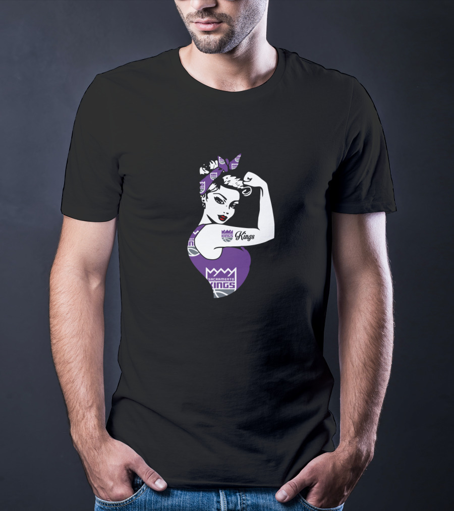 Unbreakable Sacramento Kings Strong Girl T-Shirt