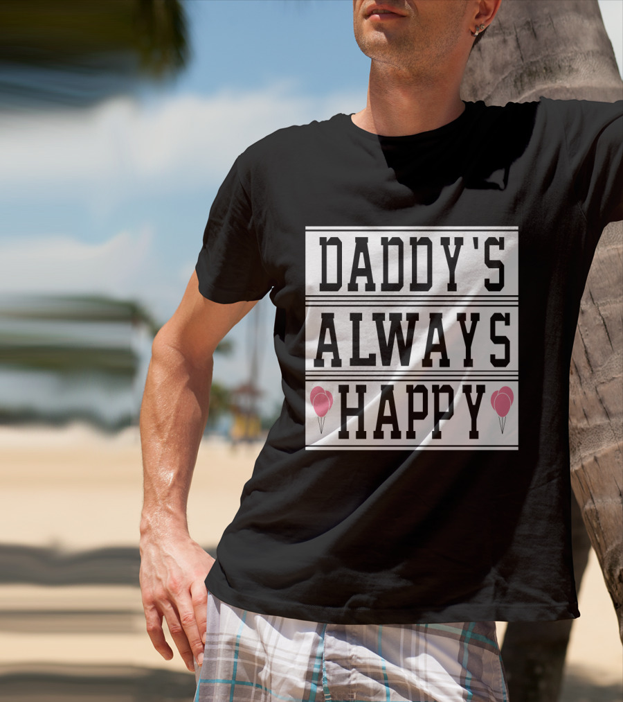 Daddy's Always Happy Balloons Gordon Hayward T-Shirt