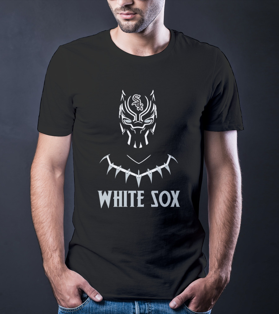 Black Panther White Sox Fusion T-Shirt