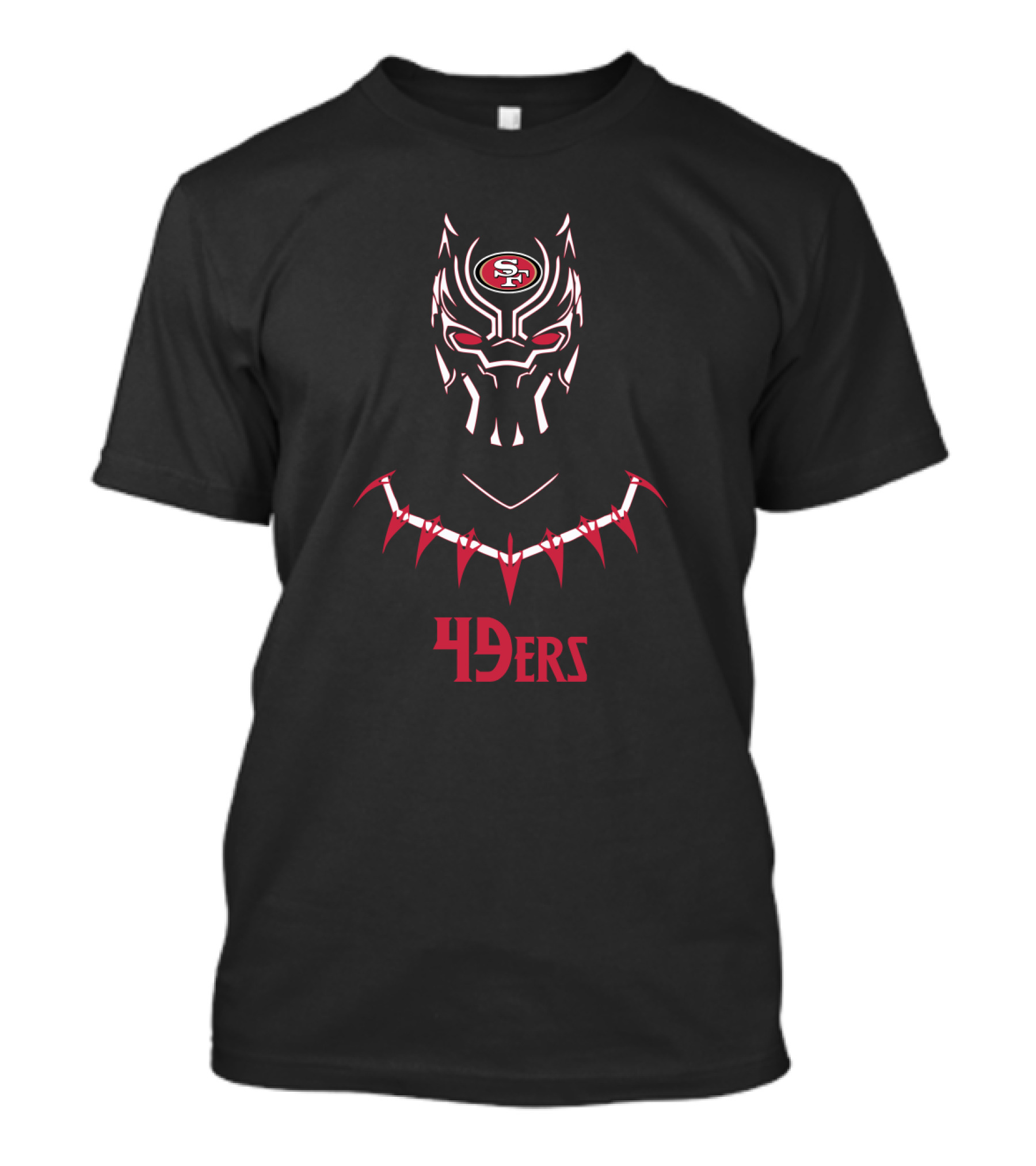 Black Panther Sf 49ers Fan 49ers T-Shirt