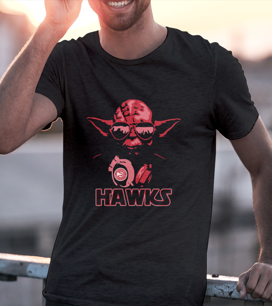 Yoda Star Wars Atlanta Hawks Fans Hawks T-Shirt